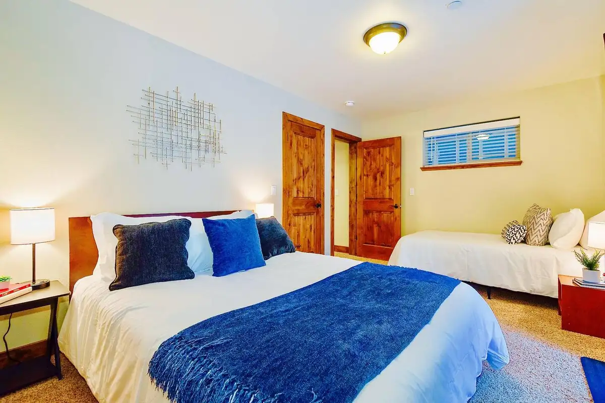 Second Bedroom - Queen bed along with full bed, Trout and About