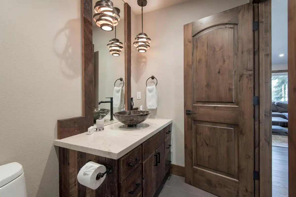 We use the recommend use of EPA-registered household disinfectant, Tranquil Tahoe Haven