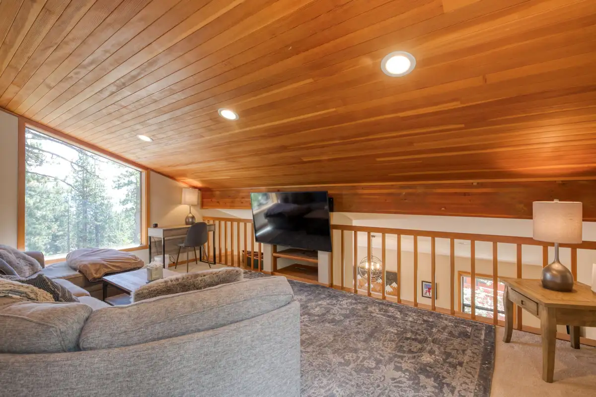 Upstairs movie room, Lunar Lakeview Haven