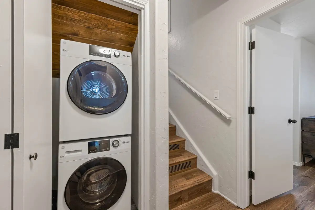 Downstairs to the Bedrooms and Washer and dryer, Lakeview Haven in Incline Village