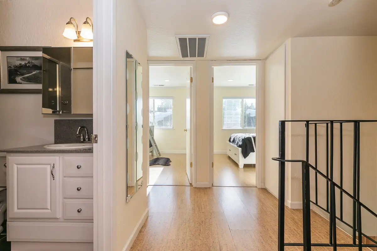 Hallway, Trailside Tahoe Townhouse