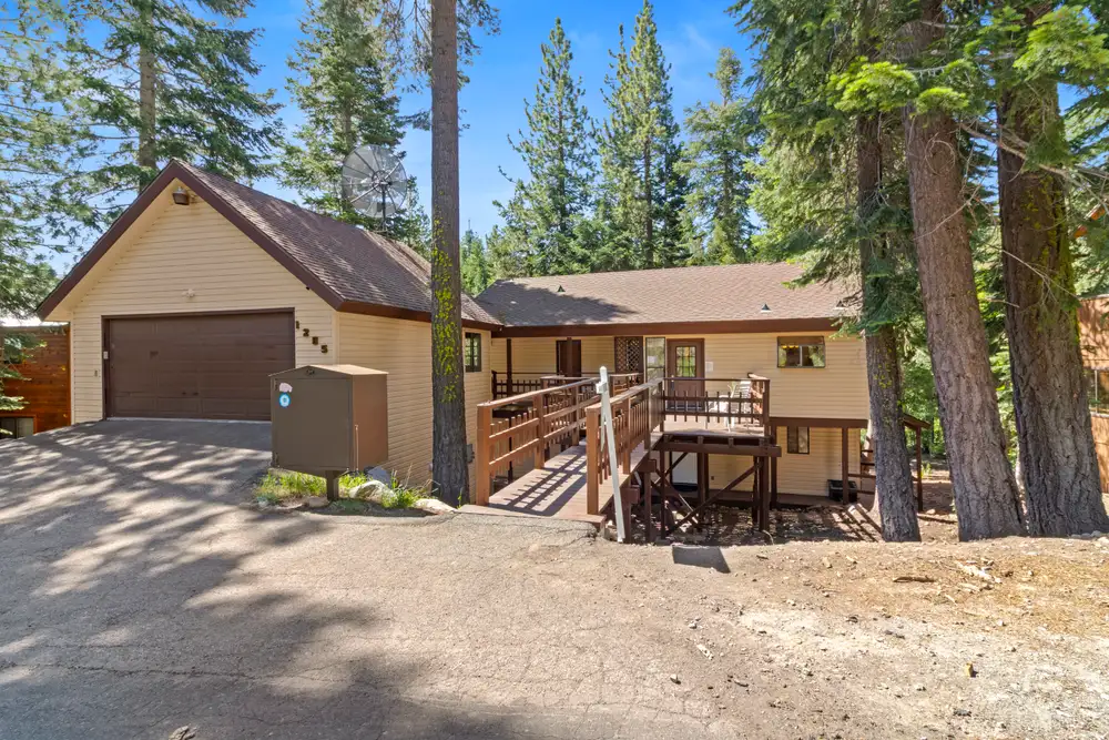 Front Entrance, Sierra Woodlands Getaway, an MG home in Tahoe Vista