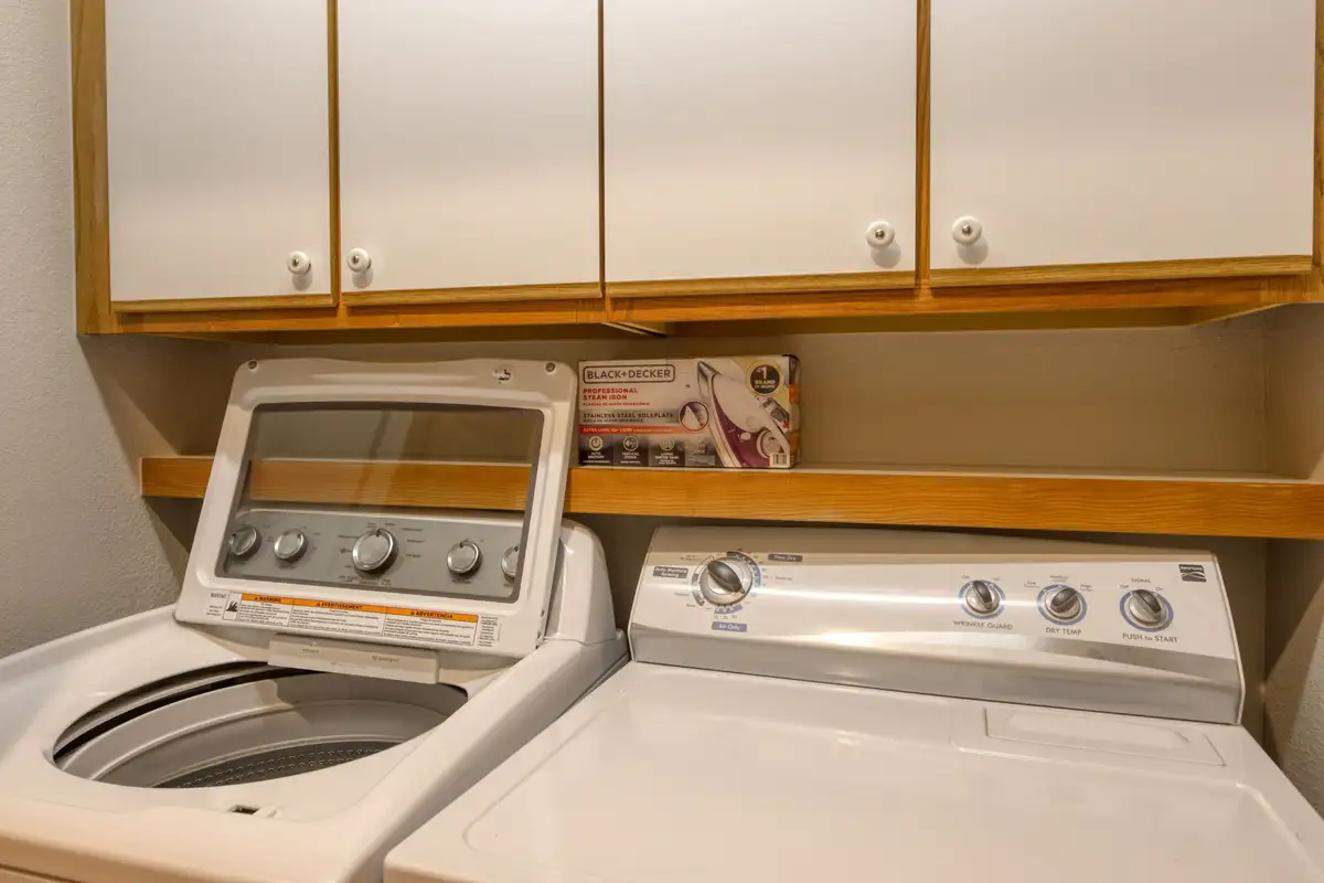 Washer and dryer, Lunar Lakeview Haven