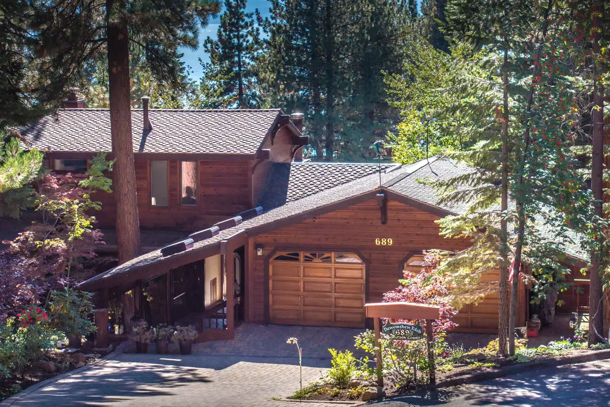 Front of house from street, Incline Lakeside Haven