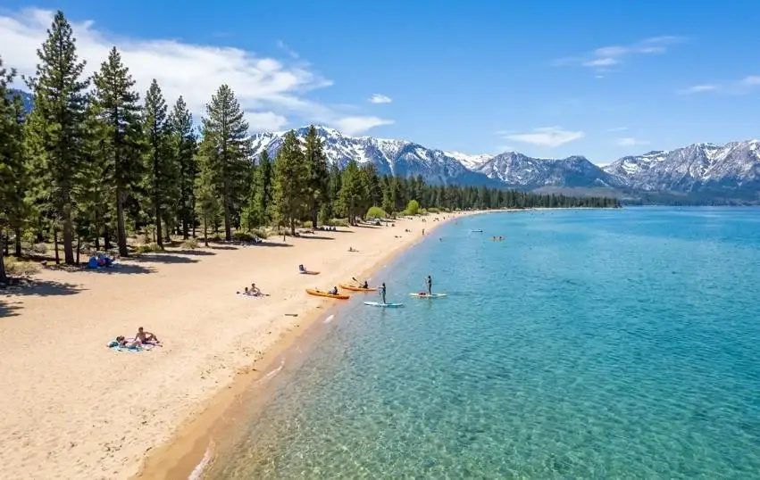Baldwin Beach and its long stretch of sand