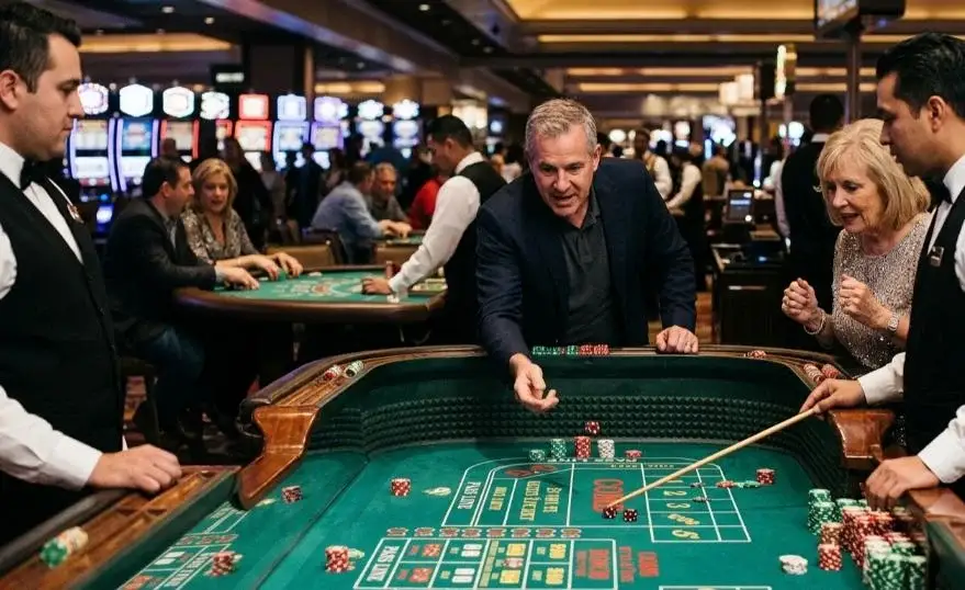 A casino floor in Stateline