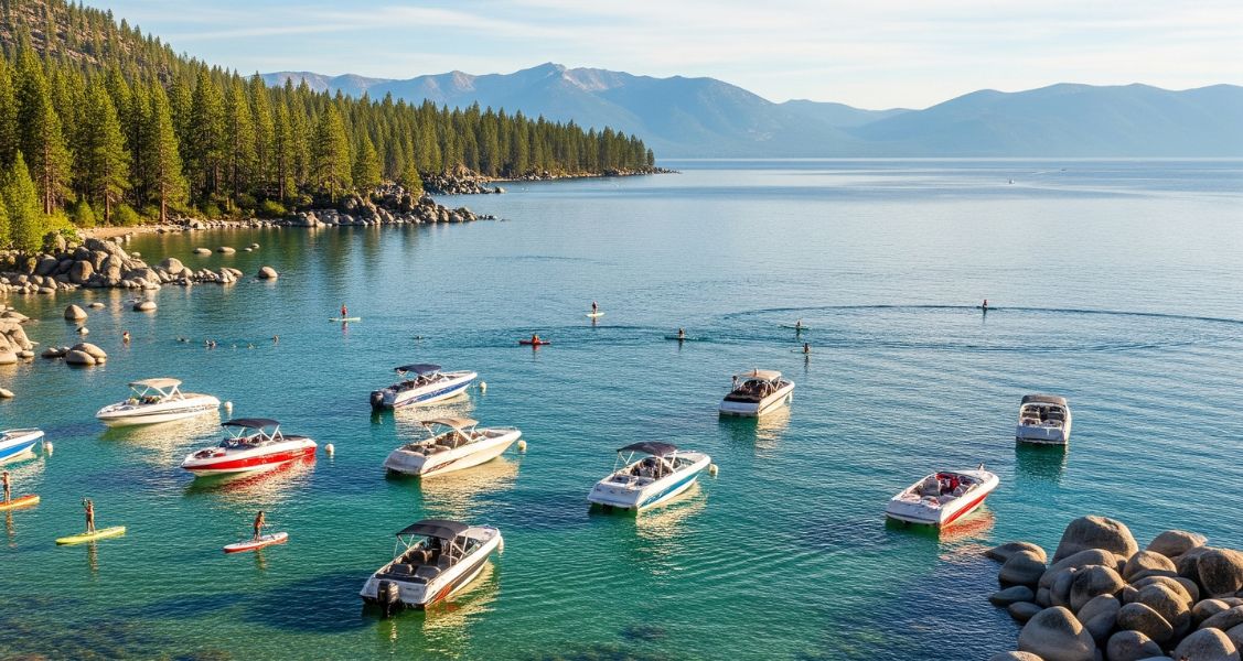 Speedboat Beach Lake Tahoe