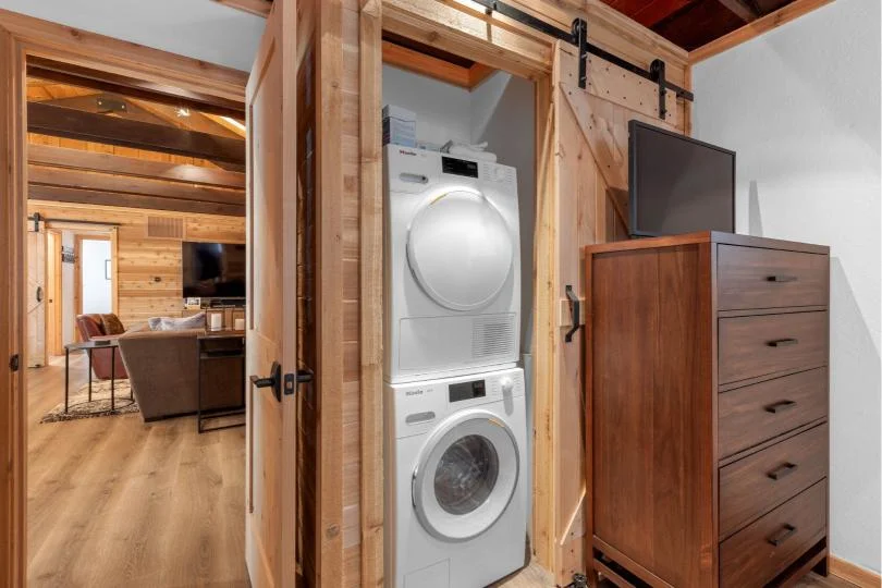washing area woodland cabin retreat at homewood