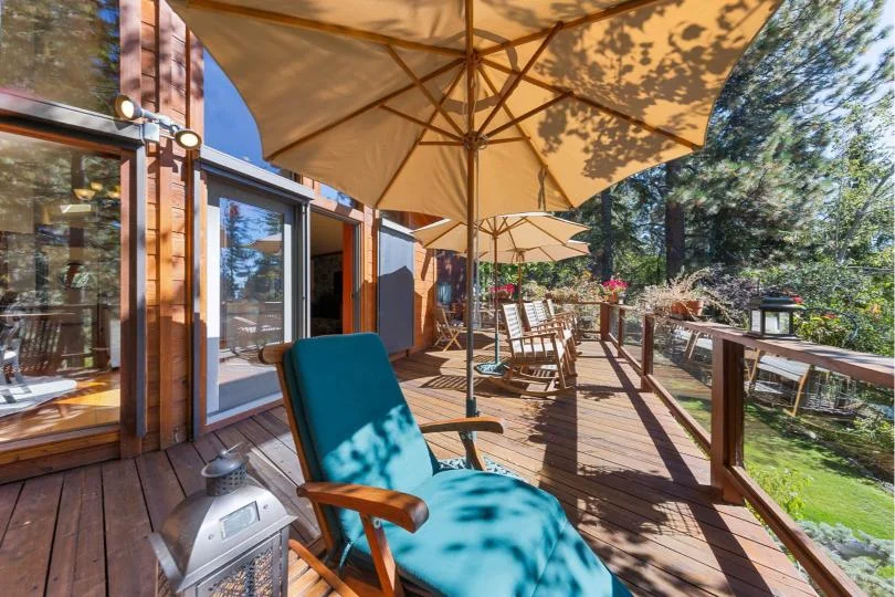 BBQ sitiing at Incline Lakeside Haven in Incline Village