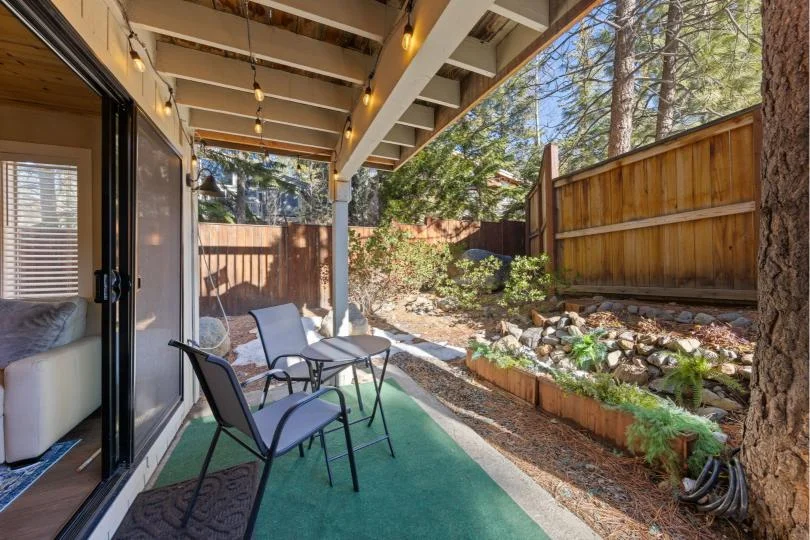 Outdoor BBQ grill ready for group cookouts at Serenity Bungalow in Incline Village