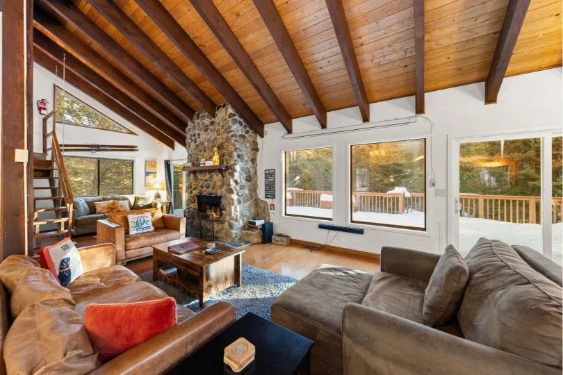 Third bedroom/ loft room at sierra woodland getaway tahoe vista, sleeps 6 guests comfortably