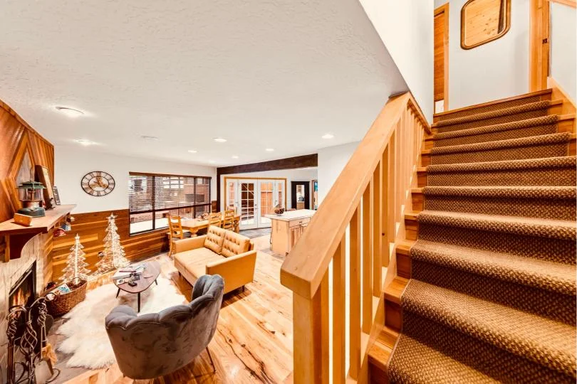 stairs look at sunlit incline retreat incline village